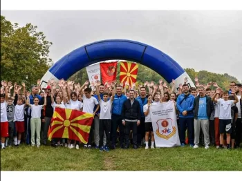 Uchestvo na uchenicite od OOU Krste Misirkov na esenski kros 1