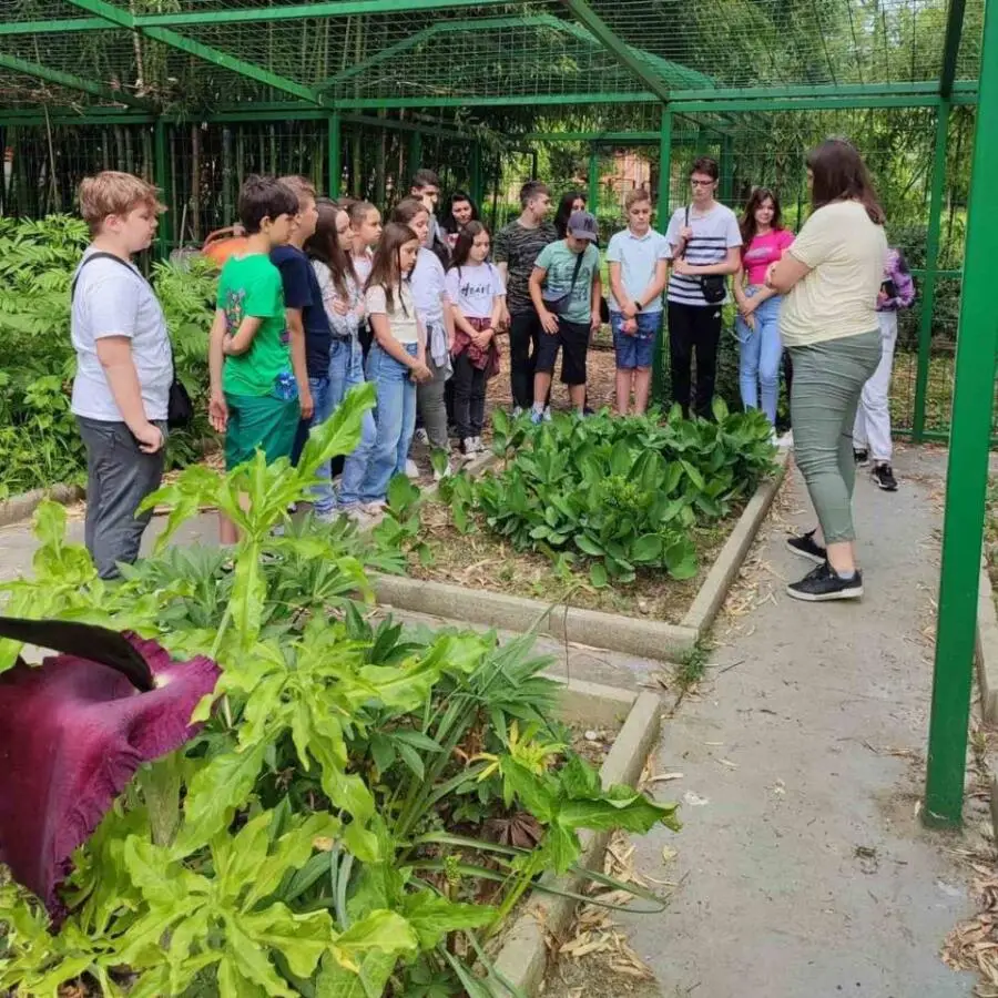 Посета на Ботаничката градина