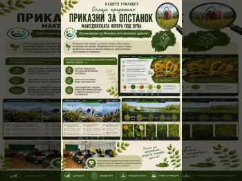Онлајн предавање на тема Приказни за опстанок – Македонската флора под лупа 12-05-2026 - слика 2